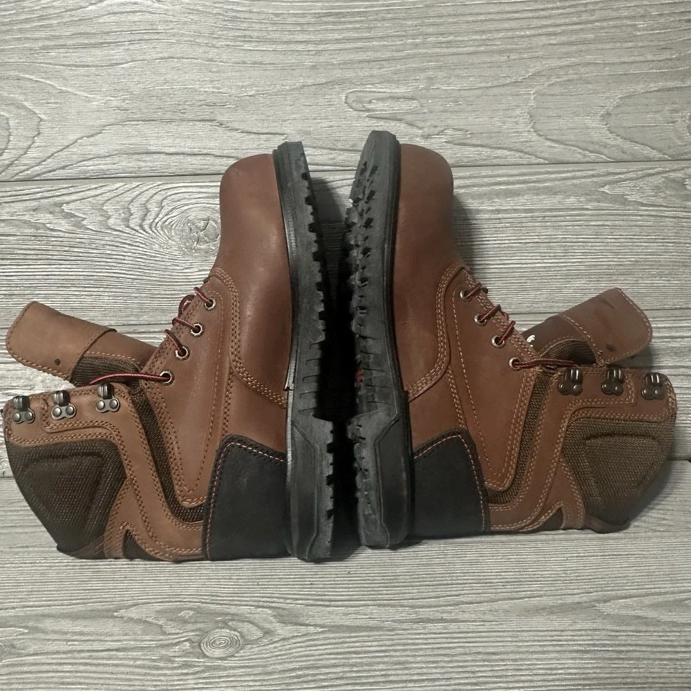 Red Wing 3554 BRNR XP Safety Toe Work Boots Womens 8.5 D ASTM CSA Standards READ